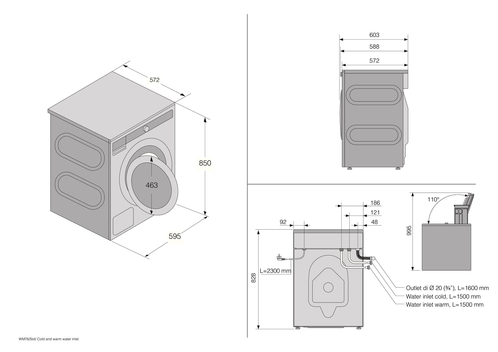 Стиральная машина Asko W7096XW
